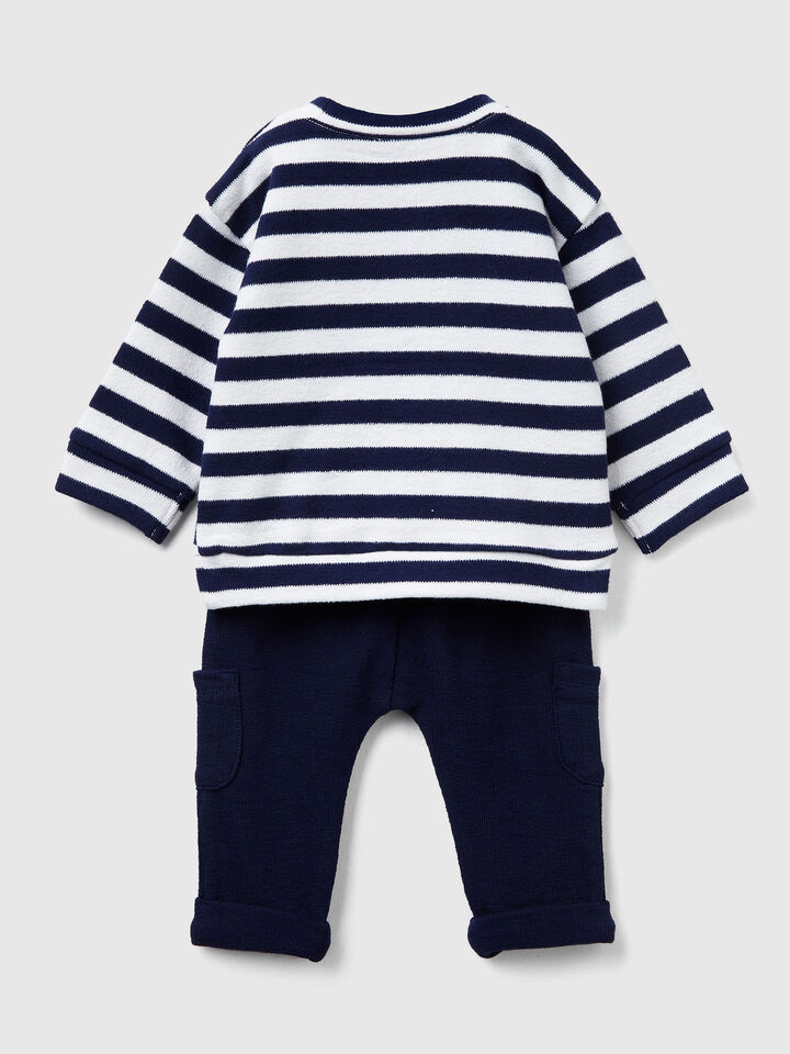 SET SWEATER+TROUSERS New Born (0-18 months) image number 2